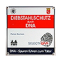 Ein Bild mit der Aufschrift Diebstahlschutz durch DNA