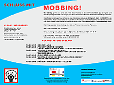 Flyer "Schluss mit Mobbing"